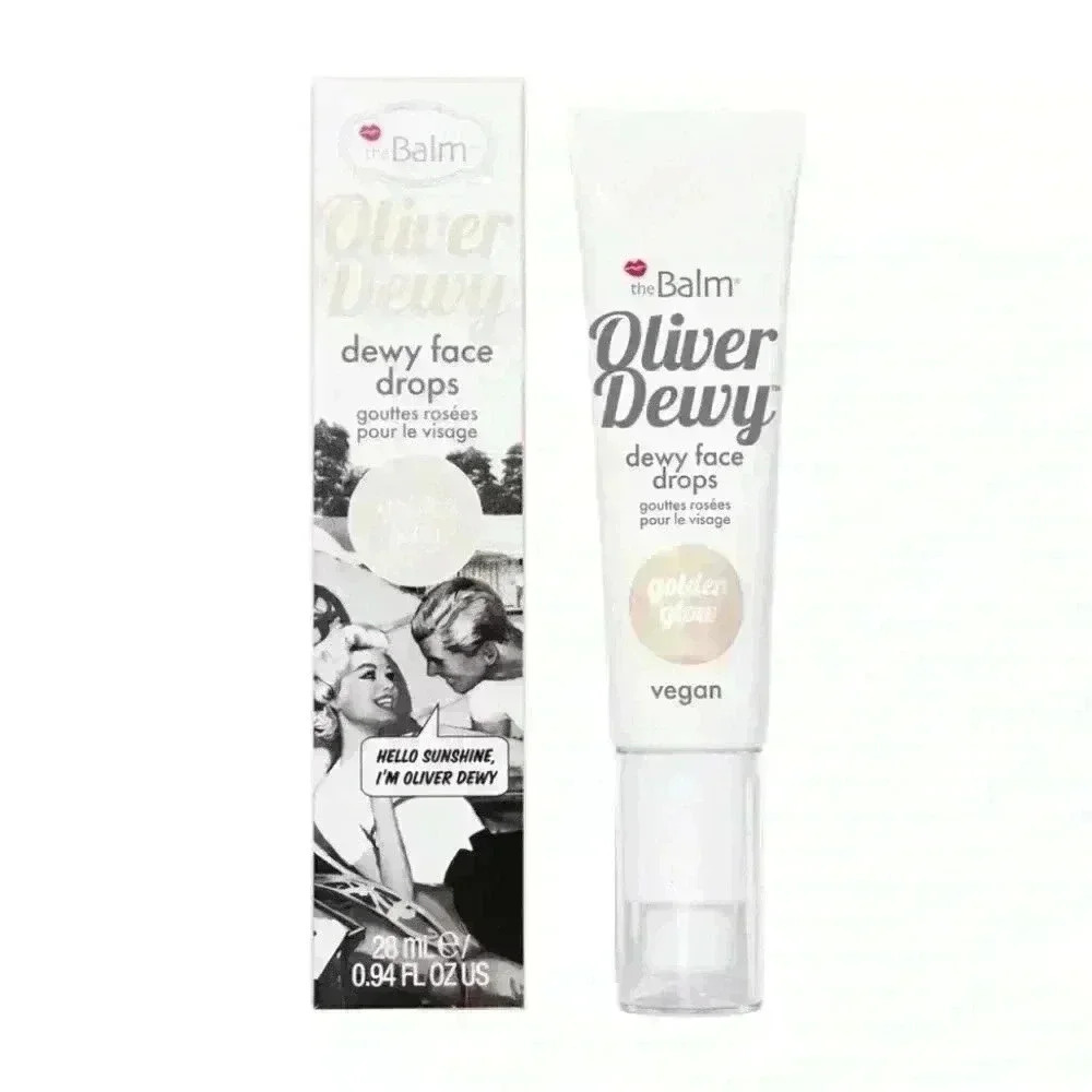 NWT The Balm Oliver Dewy Face Drops Color - Golden Glow
